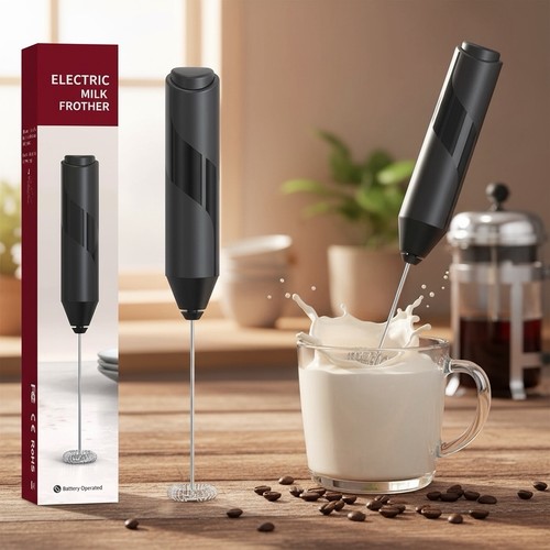 Milk frother handheld coffee - milk,