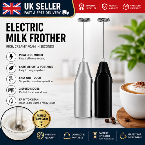 Electric milk frother handheld - milk,