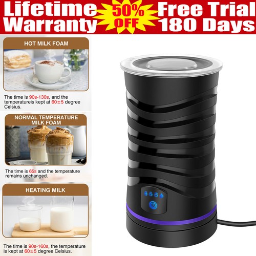 Electric milk frother - hot, and
